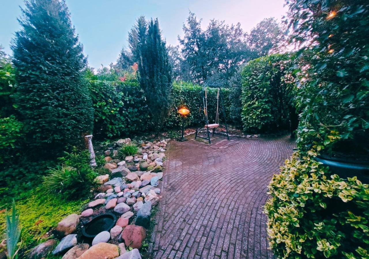 "De Jungle" Chalet Met Veranda Op Ijsselheide Hattemerbroek Veluwe Exterior foto