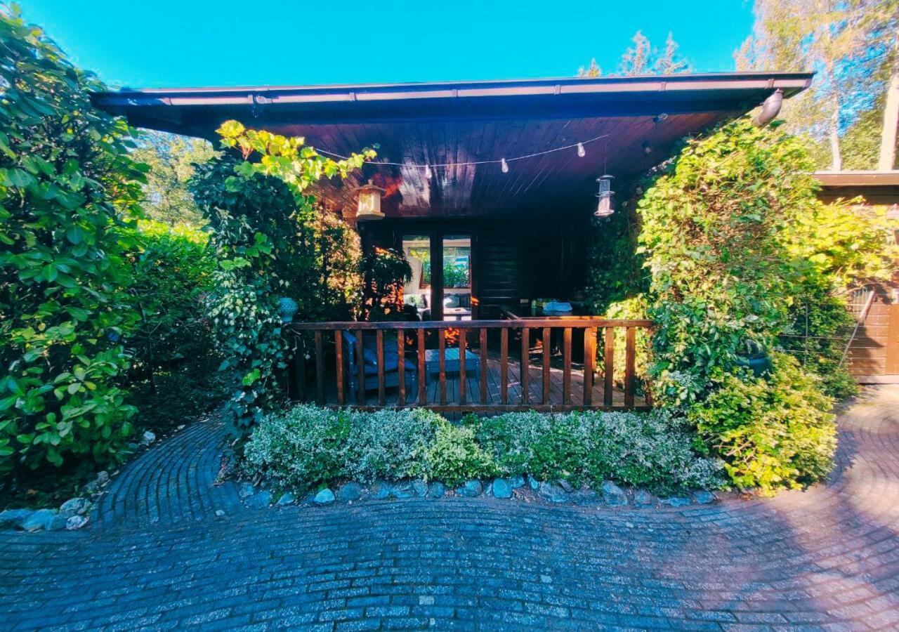 "De Jungle" Chalet Met Veranda Op Ijsselheide Hattemerbroek Veluwe Exterior foto